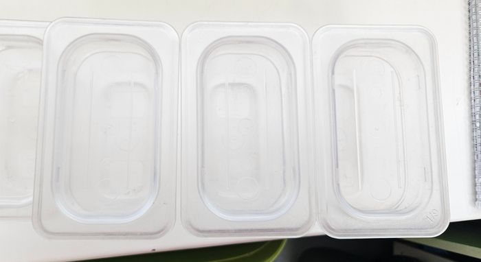 Ice cream/gelato pans and lids