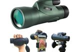 12 x 55 High Definition Monocular Telescope and Fast Smartphone