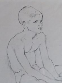 Pencil Drawing Jean Osbourne