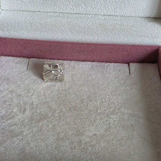 Pandora  Paris travel suitcase charm very good condition hallmarked