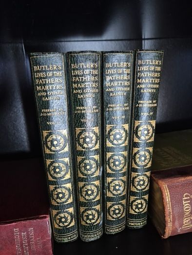 Unique Find. Butler's Lives of the Saints- complete 4 volume set 1928
