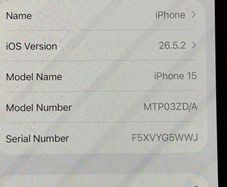Iphone 15 128GB