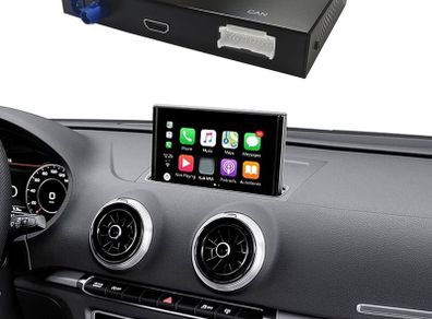 Wireless CarPlay Android Auto Adapter For Audi A3 8v 2013-2018 Mirror Link AirPlay Bluetooth GPS Navigation