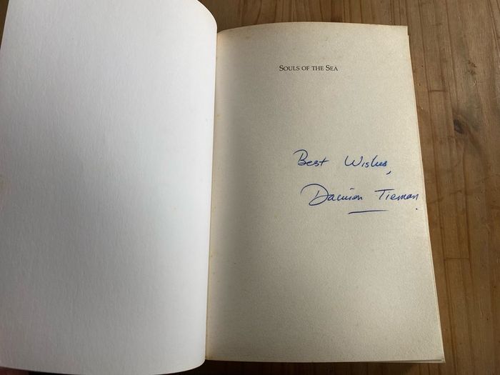 Souls Of The Sea SIGNED Damien Tiernan Autograph
