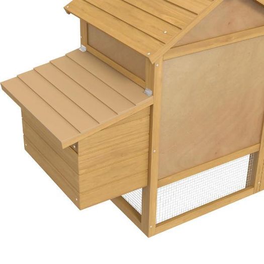 Small Chicken Coop with Run & Nesting Box