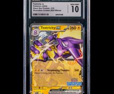 Toxtricity EX SVP 215 CGC 10 Gem Mint Graded Illustration Contest 2024 Promo Pokemon Card