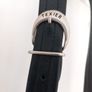 Texier Black Leather Vintage Cross Body Bag Image 2