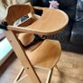 Kinderkraft ENOCK 3-in-1 Wooden Highchair Natural Image 5