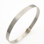 925 Vintage Sterling Silver Engraved Bangle Image 3