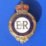 Queen Elizabeth II Coronation 1953 - a scarce enamelled badge showing the ERII cypher. Image 3