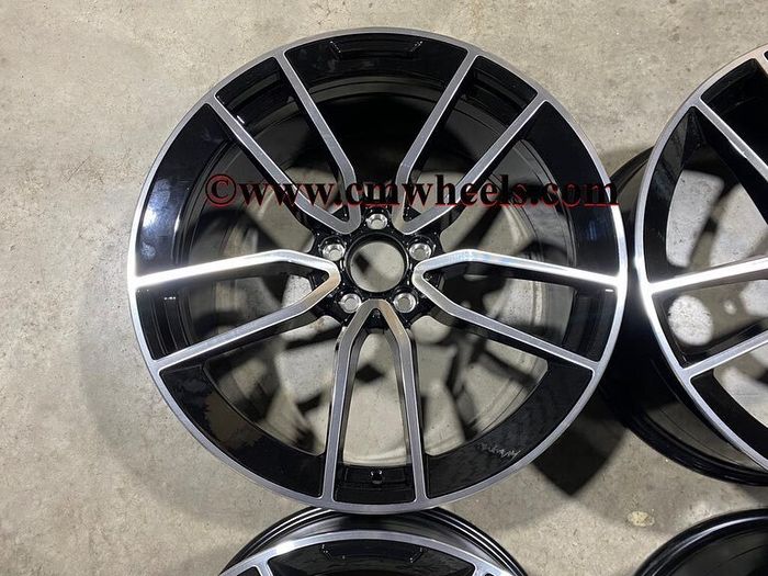 22" Inch Mercedes Merc Twin spoke style Alloy Wheels Jeep GLE GLC GL ML M Class AMG SUV 5X112 4MATIC