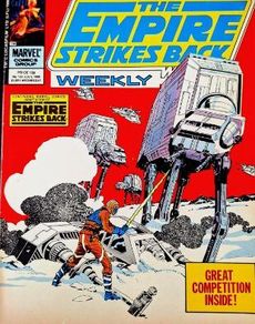 Starwars The Empire Strikes Back Weekly, Marvel Comic 1980 Issues , 123,-126 and 128