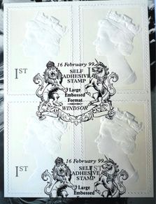 1999 Great Britain 1st class self adhesive stamps FDC