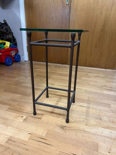 Glass Side Table