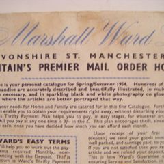 Rare Vintage 1954 MARSHALL WARD Catalogue