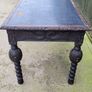 19th century carved oak table/desk Image 3