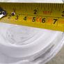 A Small Kosta Boda Art Glass Bowl with White Swirl Detail Image 6