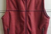 EWM Pure Classics Quilted Lined Fleece Gilet Dark Rust   Size M