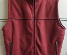 EWM Pure Classics Quilted Lined Fleece Gilet Dark Rust   Size M