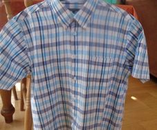 Mens Short Sleeved Cotton Shirt for Sale