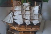 Vintage wooden ship