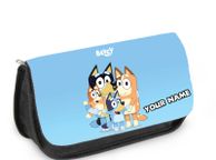 main image for ad Bluey printed Personalised Pencil Case / Make up bag / back to school stationary