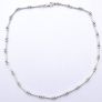 Vintage High Quality  Sterling Silver 925 heavy Bead Necklace  length 16" - 12,58g Image 6