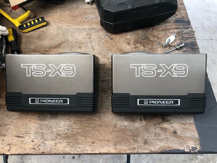 Pioneer TS-X9 surface mount vintage speakers.