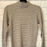 Vintage 70s / 80s mock turtleneck sweater top Image 2