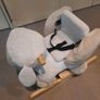 Beautiful Plush Lamb Baby Rocker. Excellent Condition Image 3