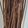 Large Wooden Floor Vase and Reeds Image 5