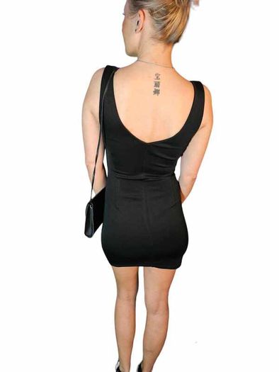 Cut out detail mesh dress size 8