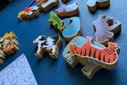 Lanka kade wooden animals