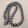 Vintage Venetian Style Thousand Eyes Glass beads Necklace 24 inches 13-14mm beads Image 8