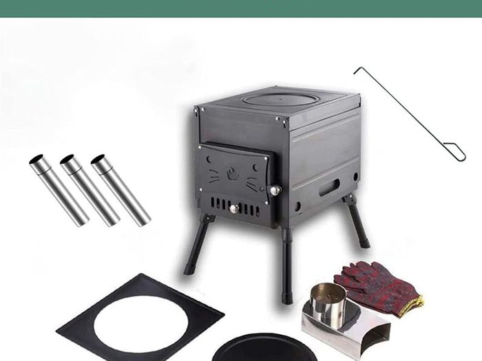 Camping Stove Large Hot Tent Wood Burning Stove