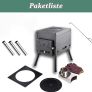 Camping Stove Large Hot Tent Wood Burning Stove Image 5
