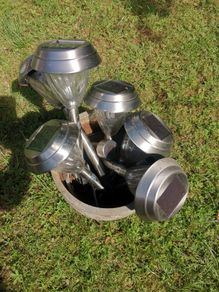 Solar lights not lighting.