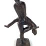 Mid century bronze figurine of gymnasts training Image 2