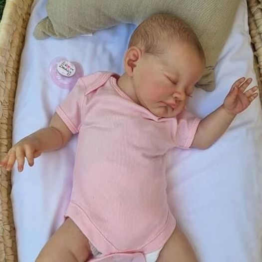 NEW SALE | Ultra Realistic Reborn Baby Dolls Realistic Baby Doll 48cm Lifelike Reborn Doll Soft Silicone Sleeping Girl Doll Gift Sets for Girls