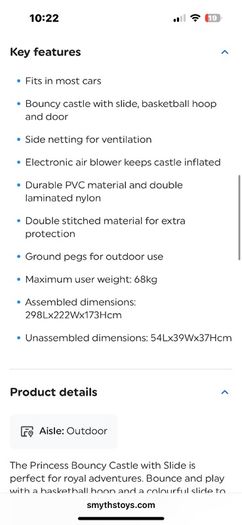 bouncy castle brand new
