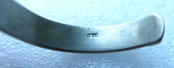 Navajo 925 Sterling Silver Handmade Cuff Bracelet