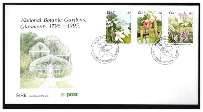 1995 Ireland Bicentenary of National Botanic Gardens, Glasnevin Commemorative Stamps An Post First Day Cover (FDC)