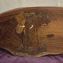 African Elephant wooden inlay wall hanging Image 2