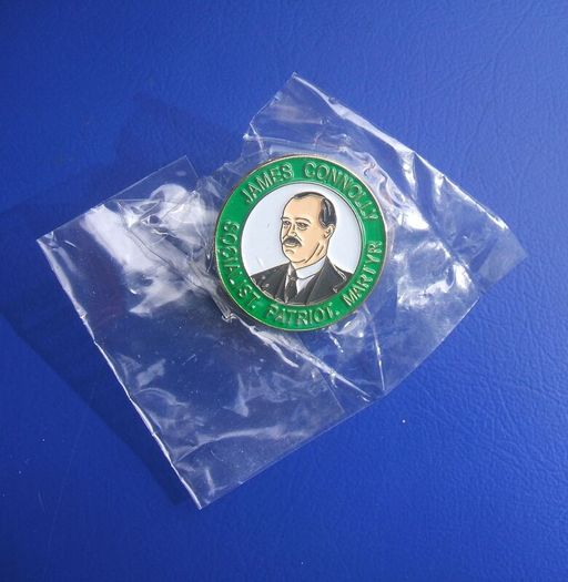 JAMES CONNOLLY (Irish Republicanism) - a patriotic merchandise badge (2016?)