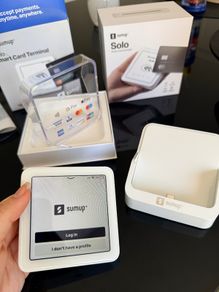 SumUp Solo Smart Card Terminal + Charging Dock