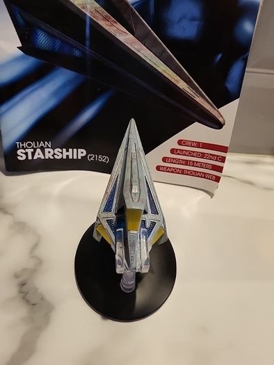 star trek eaglemoss tholian starship