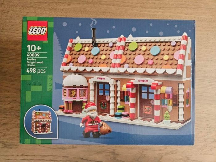 lego winter season/Christmas/Santa 40809 festive gingerbread house