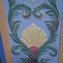 2 X Victorian Hanging Mahogany Wall Panels with Brass Dragon Sconces Image 3
