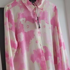 PRIMARK pink cloud blouse Sz 16 - Bnwt