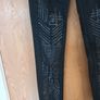 River  Island  (Original Design) Black Coated  Jeans. S.14R. Image 2